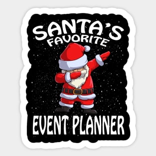 Santas Favorite Event Planner Christmas Sticker